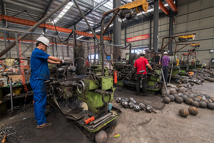 乐平网架配件车间